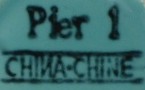 China - Pier 1 z USA (mark black)