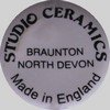 Braunton North Devon - Studio Ceramics (mark black)