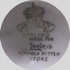 Aynsley - for Tawleys Norfolk Pottery Stoke (mark grey)