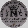 Lord Nelson Pottery, Hand-crafted (mark black)