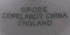 Spode Copeland's China (mark green)