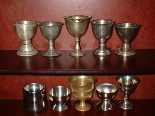 Kieliszki metalowe
