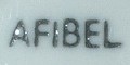 France - Afibel (mark black)