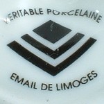 Veritable Porcelain - Email de Limoges (mark black)