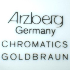 Arzberg Germany (mark black 1970-1974 r)