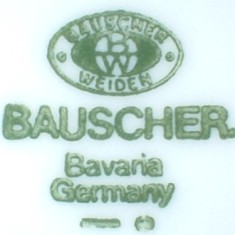 Bauscher Weiden Germany (mark green 1920 r.->)