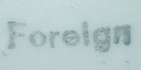 Foreign (mark green)