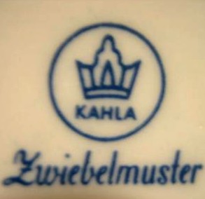 VEB Porzellanwerk Kahla (mark blue - 1957-1964 r.)