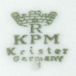 Krister Porzellanmanufaktur - KPM (mark green 1952-1965 r.)