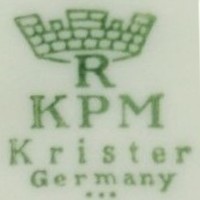 Krister Porzellanmanufaktur - KPM (mark green 1952-1965 r.)