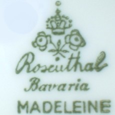 Rosenthal & Co.- Werk Bahnhof - Selb,  Madeleine (1938 r.)
