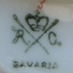 Philip Rosenthal & Co.-  Bavaria R.C. (mark green 1891- 1904 r.)