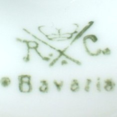 Philip Rosenthal & Co.-  Bavaria R.C. (mark green 1901- 1906 r.)