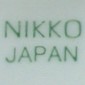 Cup with Plate - Nikko Japan (mark green)