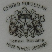 GEROLD PORZELLAN- Germany TETTAU BAVARIA