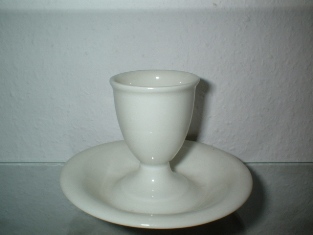 Cup with Plate - (mark impress - C)