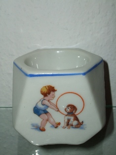 Limoges JF France - Hexagonal (mark green...) - side B.
