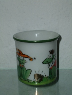 Goebel - "Frosch Freddi" - design T.Adam & S.Ziege - Germany, Side A.