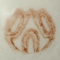 Cup with Plate - Boleslawiec Poland (mark brown)