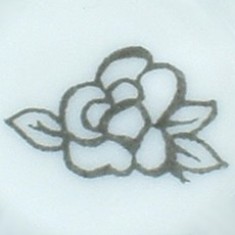 Porcelana Rose (mark dark green 2007-2008)