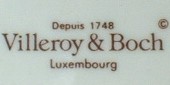 Cup with Plate - Villeroy & Boch Luxembourg (mark brown)